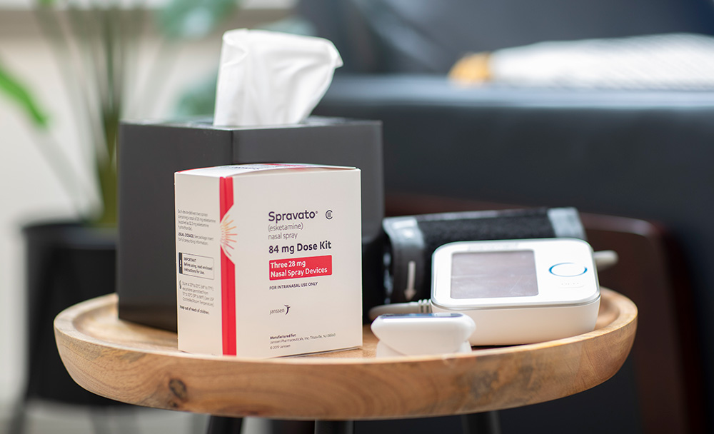 Spravato® dose kit on table